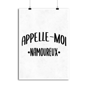 Affiche appelle moi namoureux Affiche appelle moi namoureux