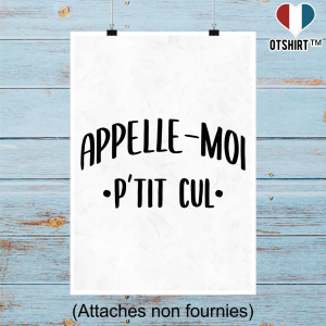 Affiche appelle moi p_tit cul