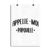 Affiche appelle moi papouille