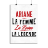 Affiche ariane la femme la reine la legende