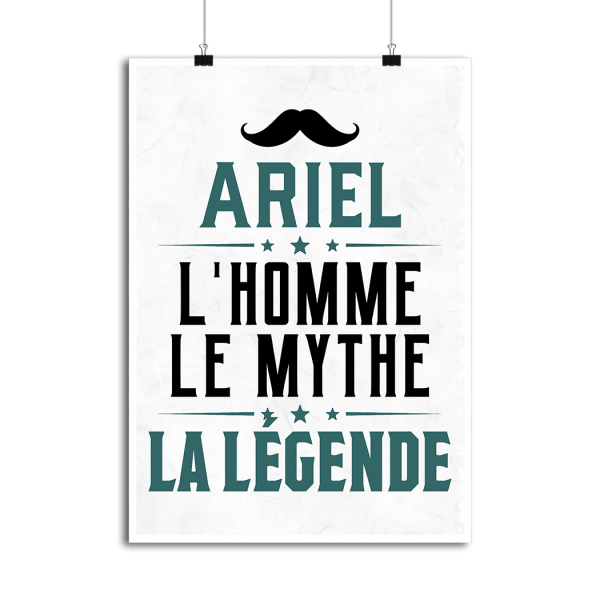 Affiche ariel l_homme le mythe la legende