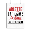 Affiche arlette la femme la reine la legende