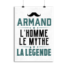Affiche armand l_homme le mythe la legende