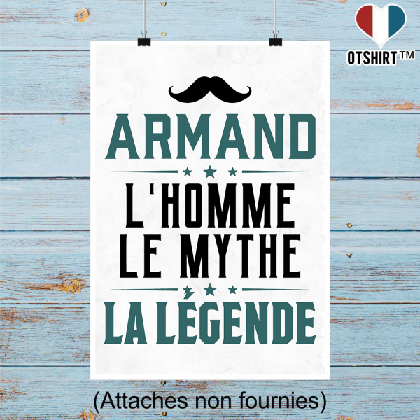 Affiche armand l_homme le mythe la legende