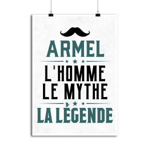 Affiche armel l_homme le mythe la legende Affiche armel l_homme le mythe la legende