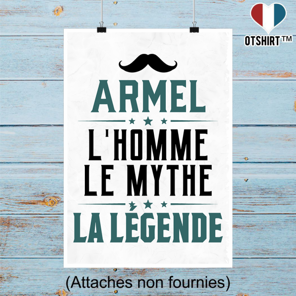 Affiche armel l_homme le mythe la legende