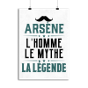 Affiche ars�ne l_homme le mythe la legende