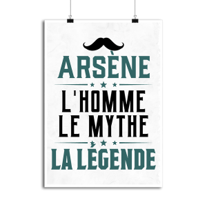 Affiche ars�ne l_homme le mythe la legende Affiche ars�ne l_homme le mythe la legende