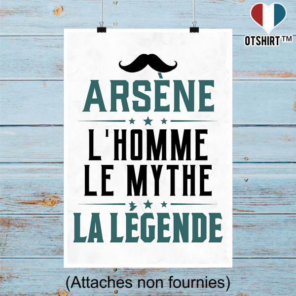 Affiche ars�ne l_homme le mythe la legende