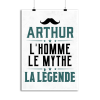 Affiche arthur l_homme le mythe la legende