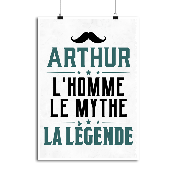 Affiche arthur l_homme le mythe la legende