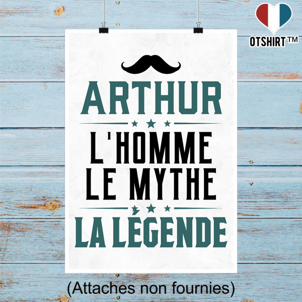 Affiche arthur l_homme le mythe la legende