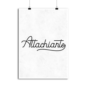 Affiche attachiante Affiche attachiante