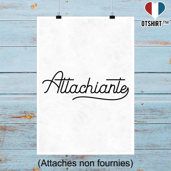 Affiche attachiante