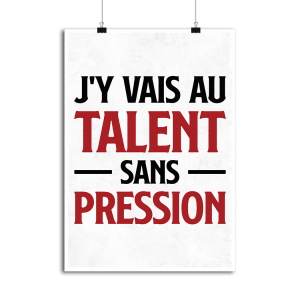 Affiche au talent Affiche au talent