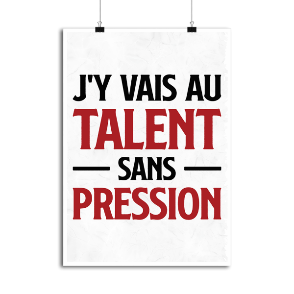 Affiche au talent