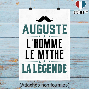 Affiche auguste l homme le mythe la legende 2