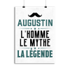 Affiche augustin l_homme le mythe la legende