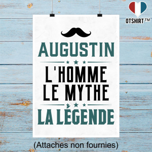 Affiche augustin l homme le mythe la legende 2