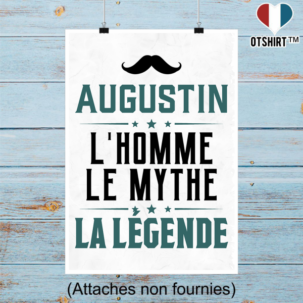 Affiche augustin l_homme le mythe la legende