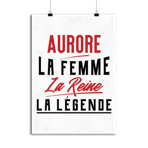 Affiche aurore la femme la reine la legende 1