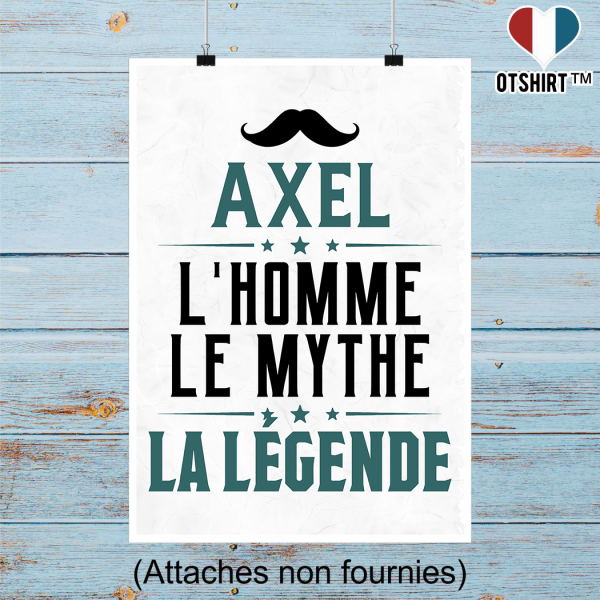 Affiche axel l_homme le mythe la legende