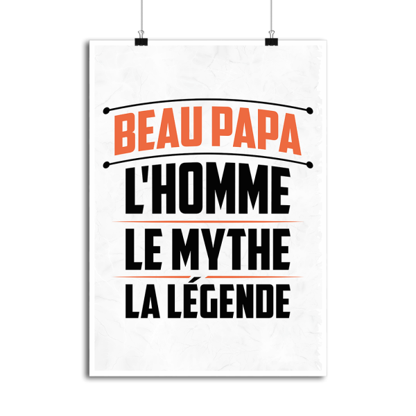 Affiche beau papa la legende