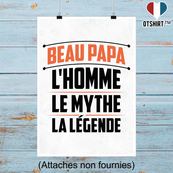 Affiche beau papa la legende