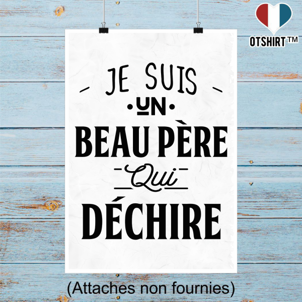 Affiche beau pere qui dechire