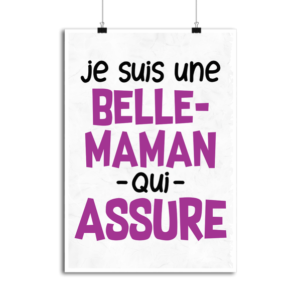 Affiche belle maman qui assure