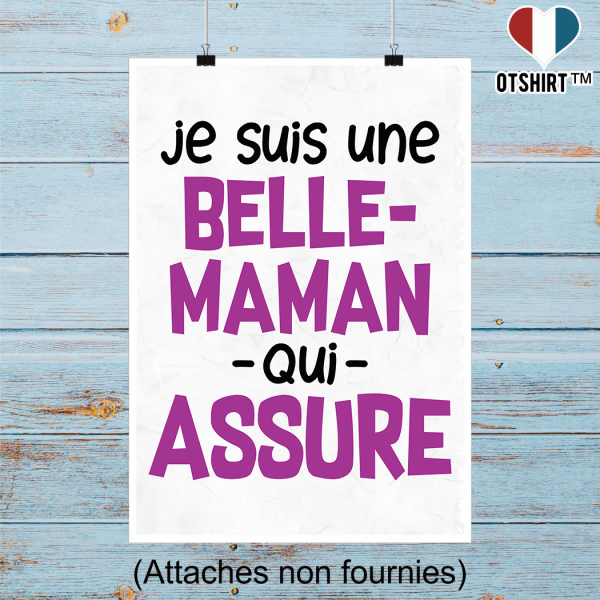 Affiche belle maman qui assure