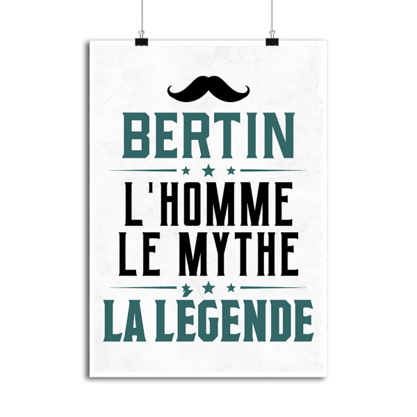 Affiche bertin l_homme le mythe la legende