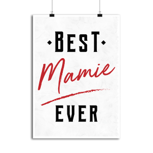 Affiche best mamie ever Affiche best mamie ever