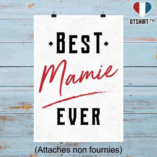 Affiche best mamie ever