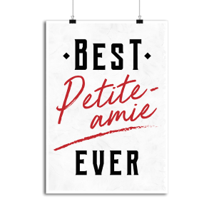 Affiche best petite-amie ever Affiche best petite-amie ever