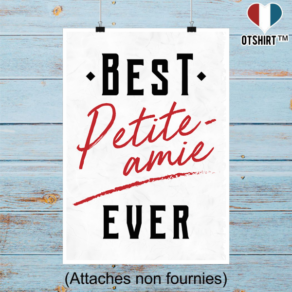 Affiche best petite-amie ever