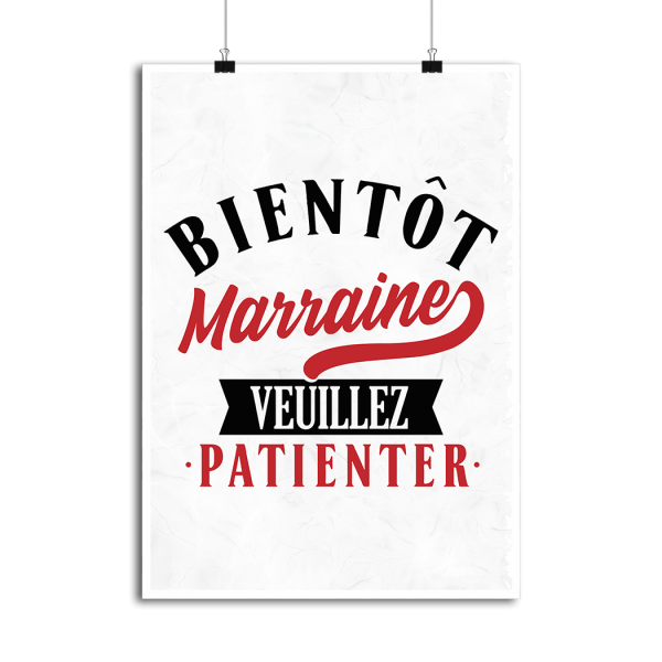 Affiche bientot marraine