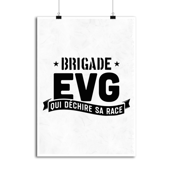 Affiche brigade evg