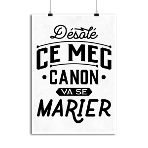 Affiche ce mec va se marier Affiche ce mec va se marier