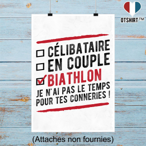 Affiche celibataire en couple biathlon 2