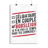 Affiche celibataire en couple bobsleigh