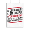 Affiche celibataire en couple canyonisme