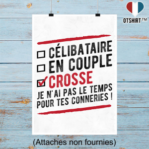 Affiche celibataire en couple crosse 2