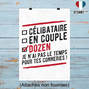 Affiche celibataire en couple dozen 1 Affiche celibataire en couple dozen 2