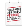 Affiche celibataire en couple escrime