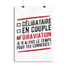 Affiche celibataire en couple giraviation