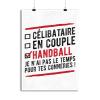 Affiche celibataire en couple handball