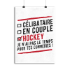 Affiche celibataire en couple hockey