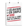 Affiche celibataire en couple judo