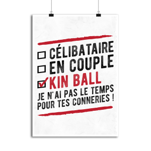Affiche celibataire en couple kinball 1